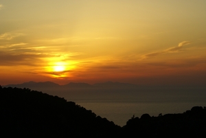 zonsondergang