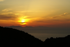 zonsondergang