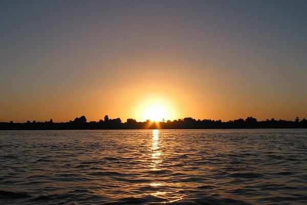 3_Aswan_zonsondergang op de Nijl