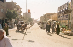 5_EDFU__naar tempel in koetsjes