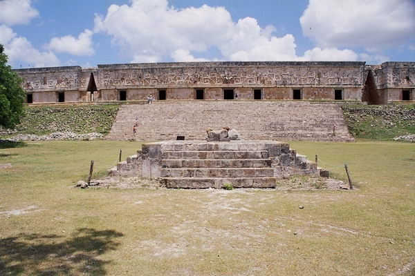 3a Uxmal paleis van de gouverneur