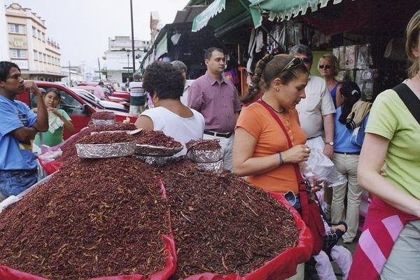 7b Oaxaca_LOS CHAPULINES_sprinkhanen_plaatselijke lekkernij