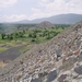 9b Teotihuacan_piramide van de zon, met uitzicht op de piramide v