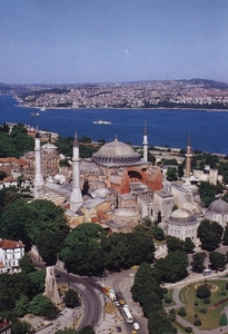 1 Istanbul  Hagia Sofia  met Bosphorus