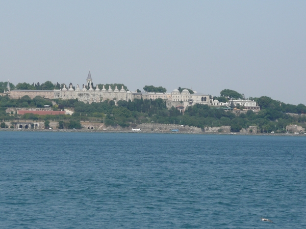 1 Istanbul  Topkapi paleis vanaf de Bosphorus