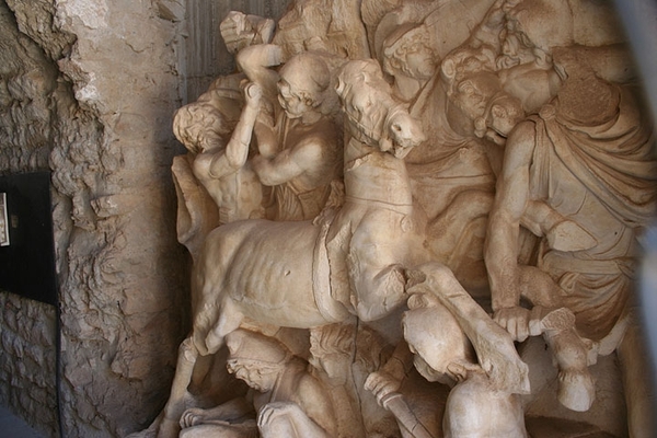 6 Efeze reliefplaat