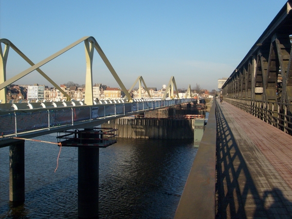 brug  temse eind december 2008