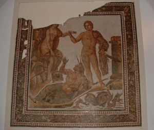 4a Tunis_Bardomuseum_mozaiek_Perseus en Andromeda