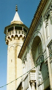 4a Tunis_Hammouda Pasha moskee_voorgevel en minaret.