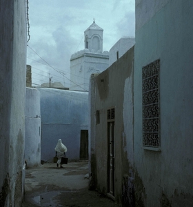5a Kairouan_medina_huizen en straatje in oud Kairouan