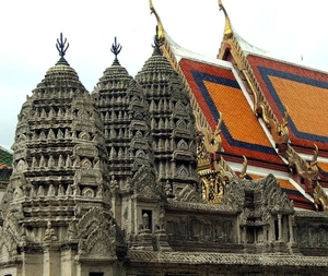 2_Bangkok_grand palace_model van  Angkor Wat gebouwd in het Royal