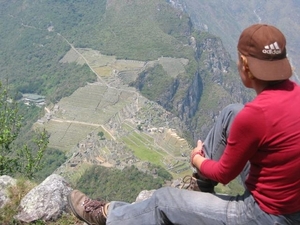 7MP IN Machu pichu Zicht van boven