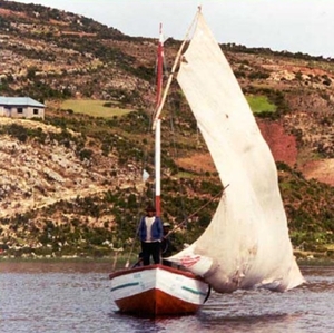 8TI IN Titicaca meer