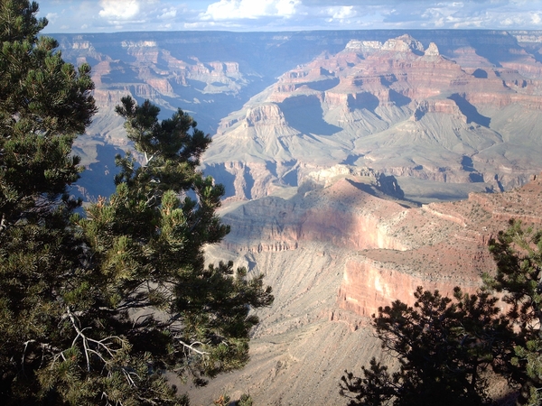 3a Grand Canyon NP_South Rim walk_langs de Canyon_IMAG1235