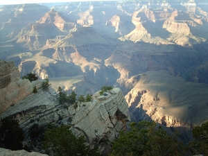 3a Grand Canyon NP_South Rim walk_langs de Canyon_IMAG1263