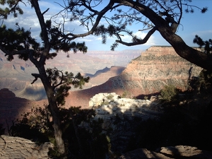 3a Grand Canyon NP_South Rim walk_langs de Canyon_IMAG1265