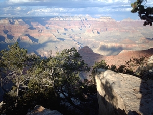 3a Grand Canyon NP_South Rim walk_langs de Canyon_IMAG1266