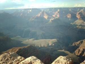 3a Grand Canyon NP_South Rim walk_langs de Canyon_IMAG1269