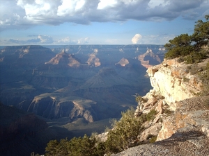 3a Grand Canyon NP_South Rim walk_langs de Canyon_IMAG1284