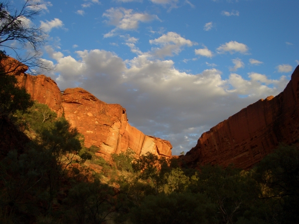 3a Kings Canyon  _rim walk _bij zonsondergang