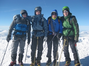 18 Wouter and his friends at the top