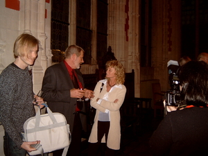 op de binnenplaats stadhuis