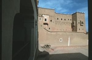 2 Ouarzazate  Kasbah Taourirt _binnenhof