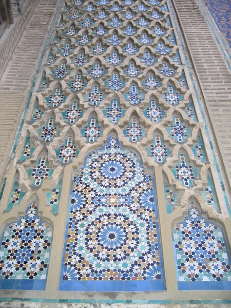 4 Meknes   Bab Mansour poort _mozaïek