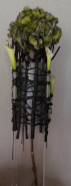 VAASVERSIERING ZWARTE LIJM BIEKE'S CREATIES