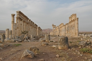 3d  Apamea _hoofdstraat met zuilenrijen weerskanten