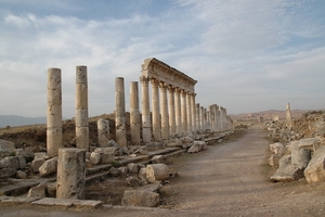 3d  Apamea _Romeinse stad _site zicht