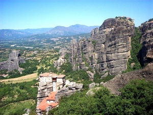 1c Meteora  klooster op de bergtoppen 2