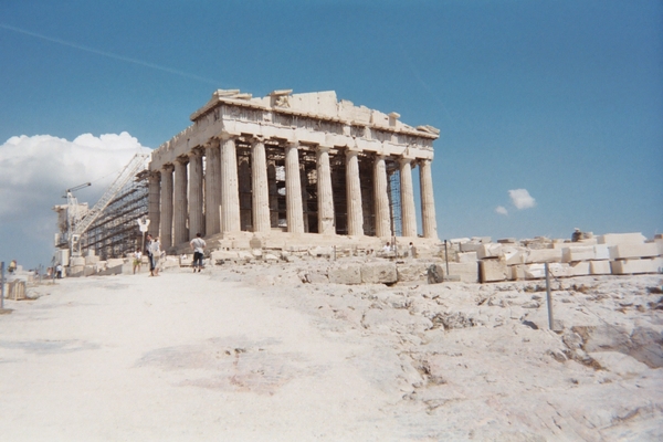 3a Athene acropolis zijzicht