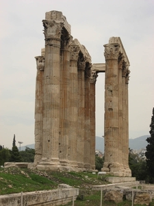 3a Athene _Olympeion tempel van Olympische zeus