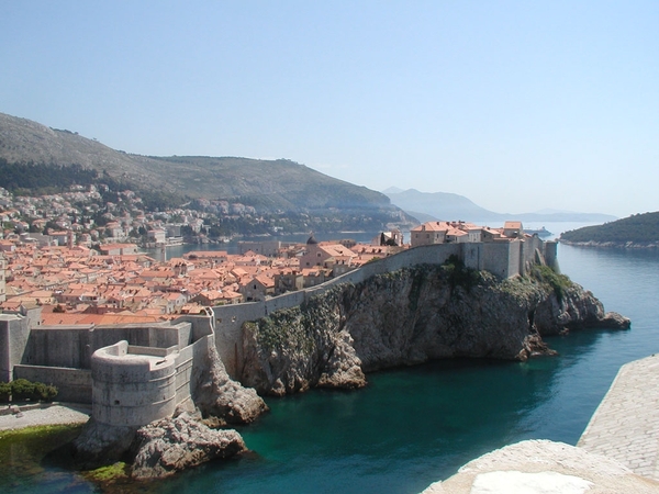 2g_KRO_Dubrovnik  _zicht op oude stad vanaf de burcht