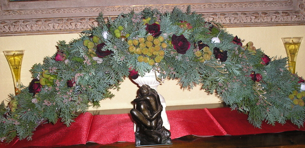 KERST BLOEMSTUK BOOG