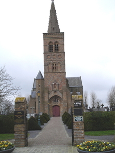 Koksijde St. Wilibrordus Kerk Wulpen