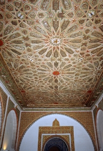 3SE_AL IN Sevilla_Alcazar_plafond met bewerkt hout