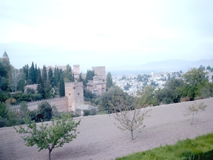 5GR_AL SG2292 Granada_Alhambra_zicht vanuit generalife