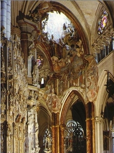 1TO_KA IN Toledo_kathedraal_het transparant_lichtgat boven het al