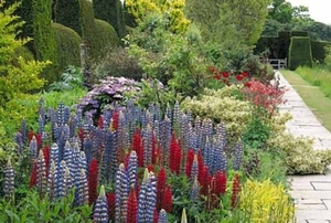 4IN Great Dixter garden - mixed borders