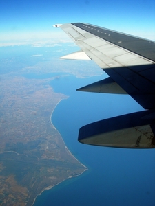 In the air