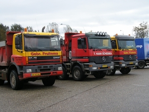 pauze bij chauffeursrestaurant Schipper Delfzijl 2006