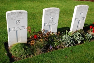 C.H. WILLIAMS - G. BROWN - F. CRICKMER - all died 15.08.1917