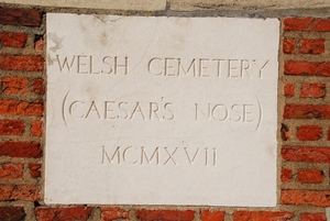 WELSH CEMETERY - CAESAR's NOSE - 1917