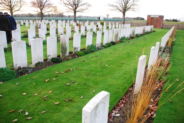 Row on Row they stood