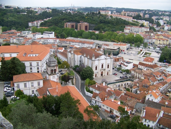 1d Leiria _kathedraal _zicht vanaf de burcht