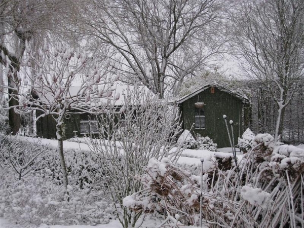 Schuurtjes in de sneeuw