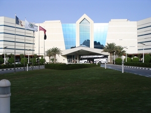 Hotel op de grens met Oman