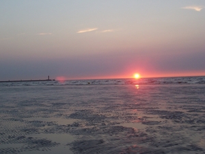 zonsondergang Duinkerke